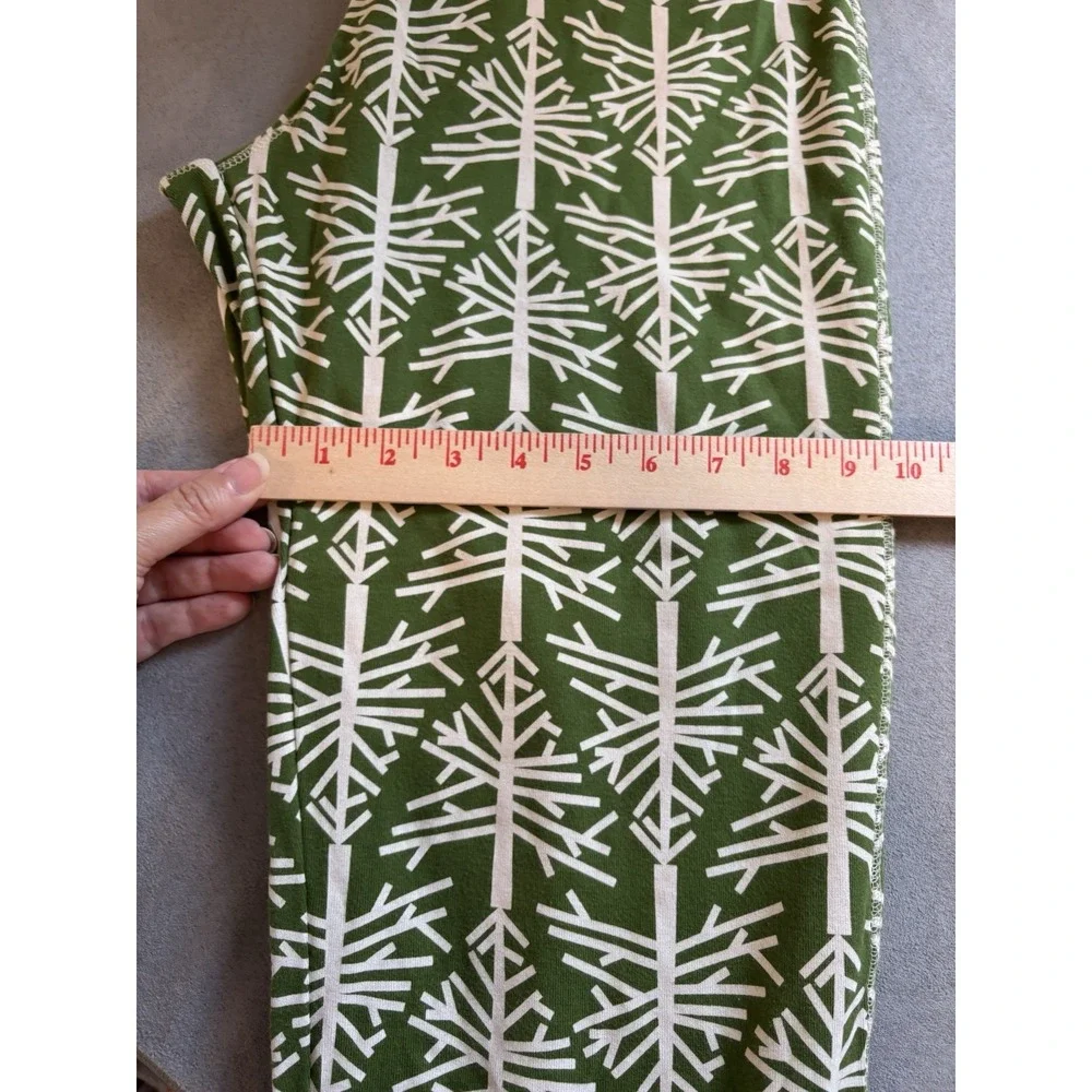 Pact Women Birch Tree Print Pajama Pants Sz L Jogger Organic Cotton Cozy Holiday